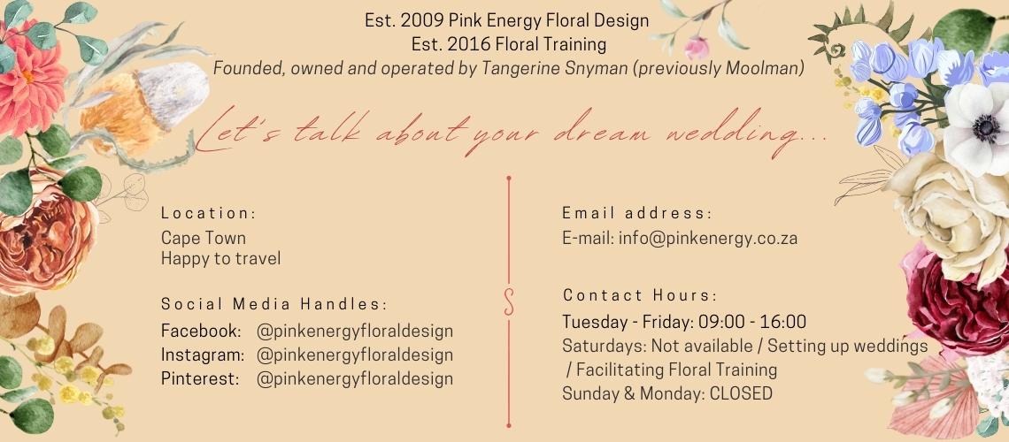 Pink Energy Floral Design & Training